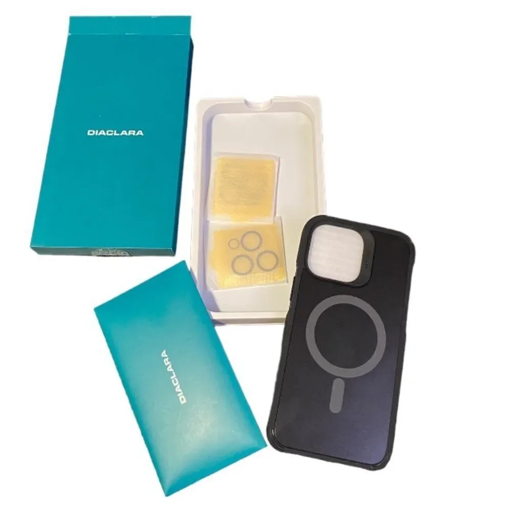 Diaclara Designed for iPhone 14 Pro Max 5 in 1 Shockproof Phone Case
